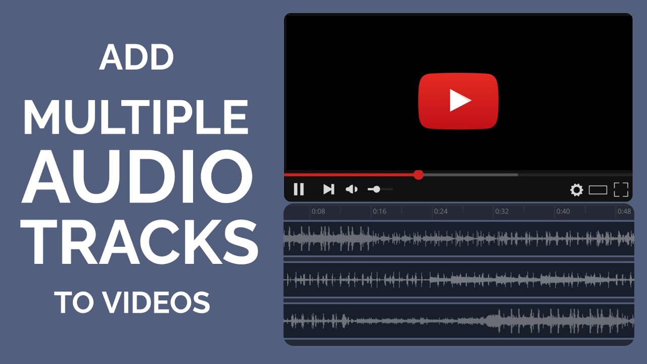 How to Add Multiple Audio Tracks to Videos Free Online Editor YouTube