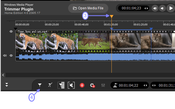 How to delete commercials from movie or TV program