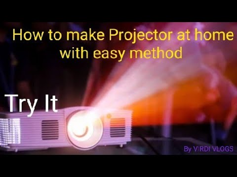 How to make Projector at home with easy method YouTube
