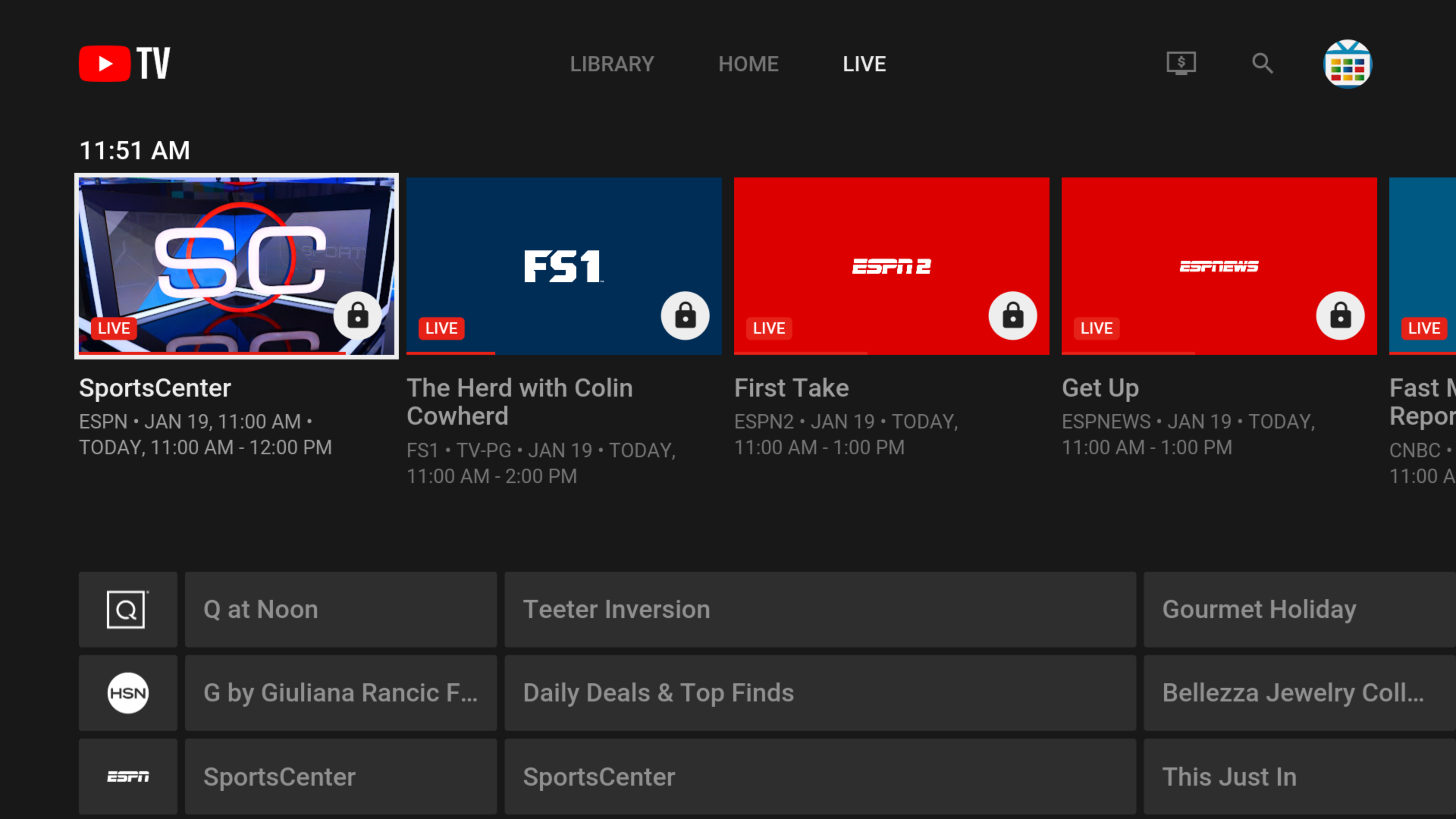 YouTube TVs got a fresh look and new features for your Live guide and