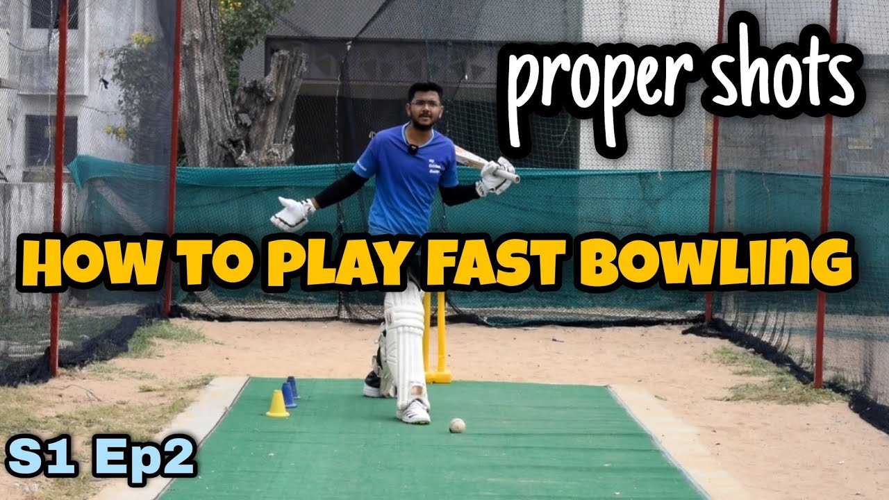 how to play fast bowling in cricket Playing shots Cricket tips S1