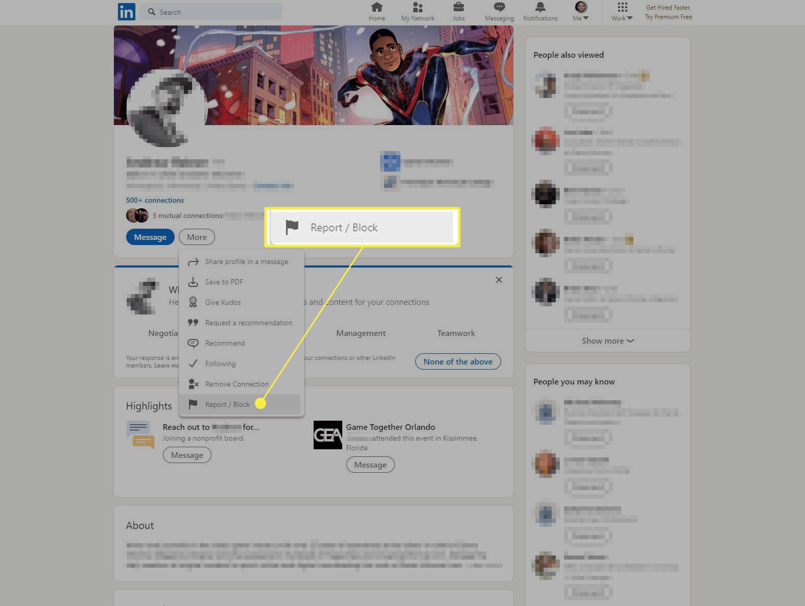 How to Block Someone on LinkedIn
