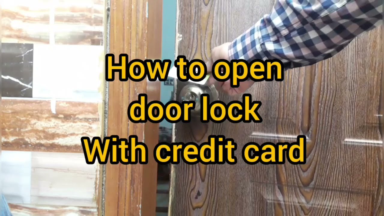 How to Open door Lock basic How To open Door Without Key Ways to Open a