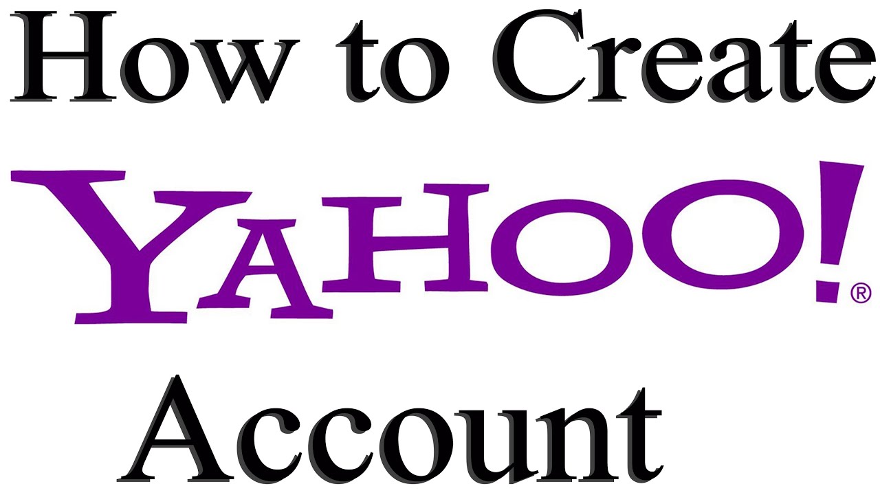 How to Create a Yahoo Account How to Make a Yahoo ID YouTube