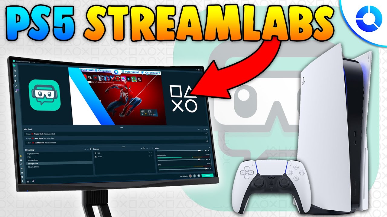 How to Stream on PS5 Using Streamlabs OBS WITHOUT a Capture Card YouTube