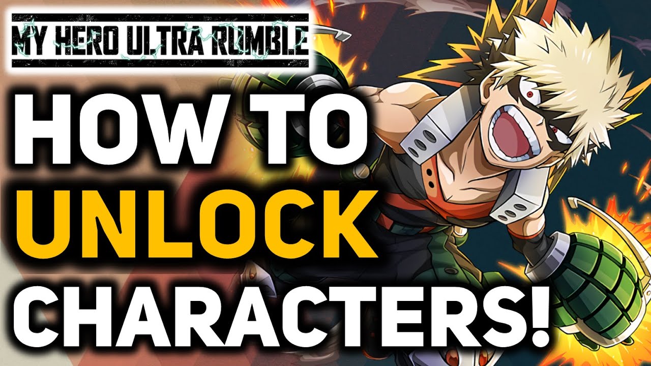 My Hero Ultra Rumble How To Unlock More Characters YouTube
