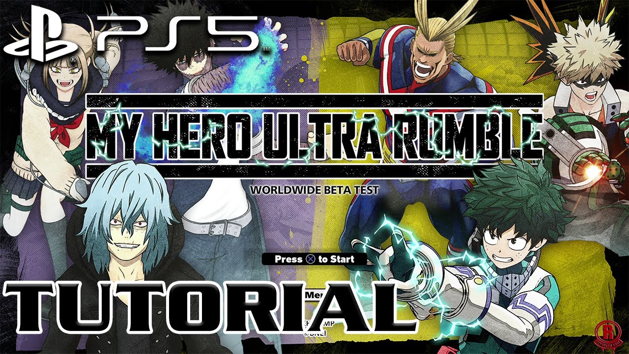 My Hero Ultra Rumble PS5 Tutorial Battle Royale Gameplay