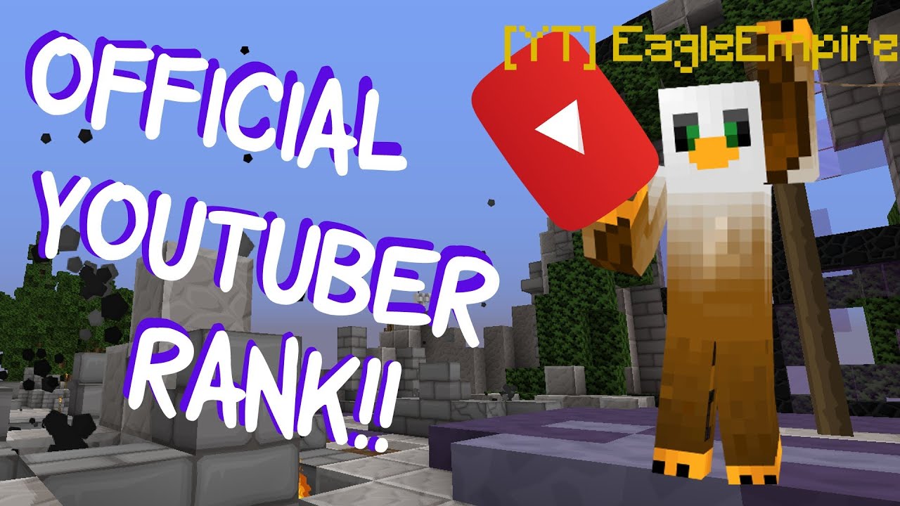YOUTUBER RANK Hypixel YouTube