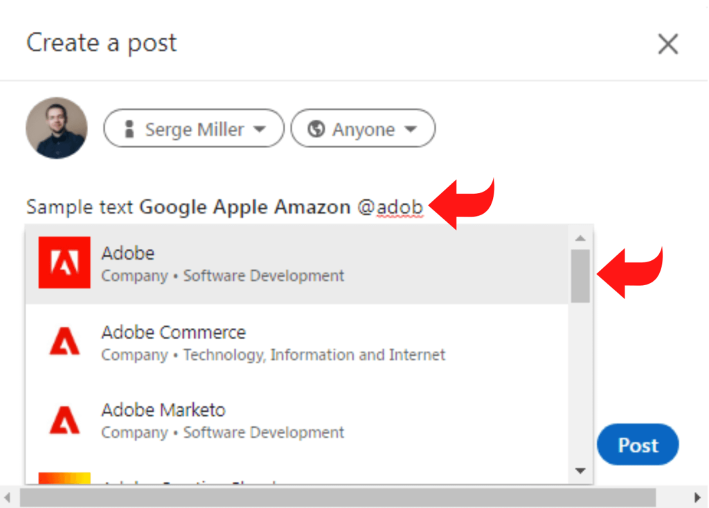 Tag Companies on LinkedIn How To Tag People And Organizations