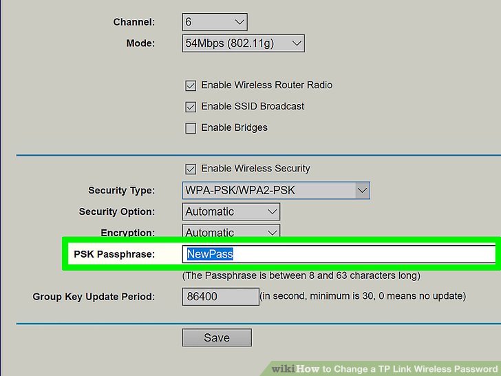 3 Ways to Change a TP Link Wireless Password wikiHow