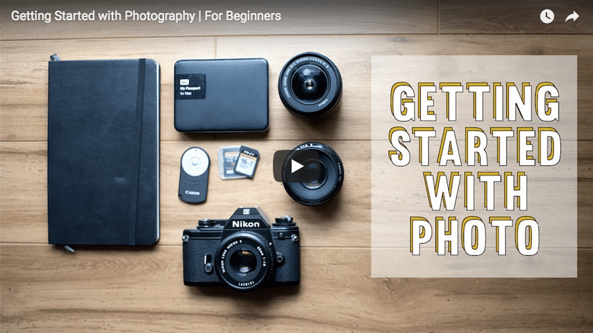 PHOTOGRAPHY TUTORIAL Getting Started with Photography For Beginners