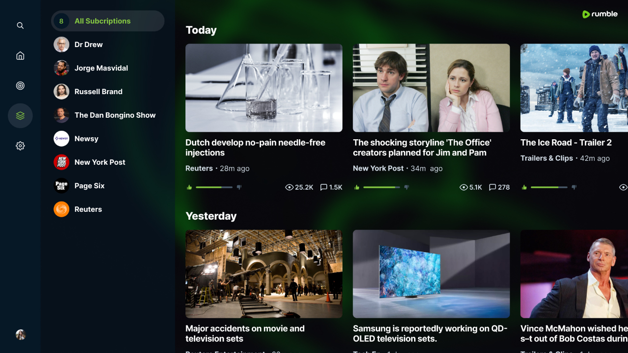 Rumble TV App Roku Channel Store Roku