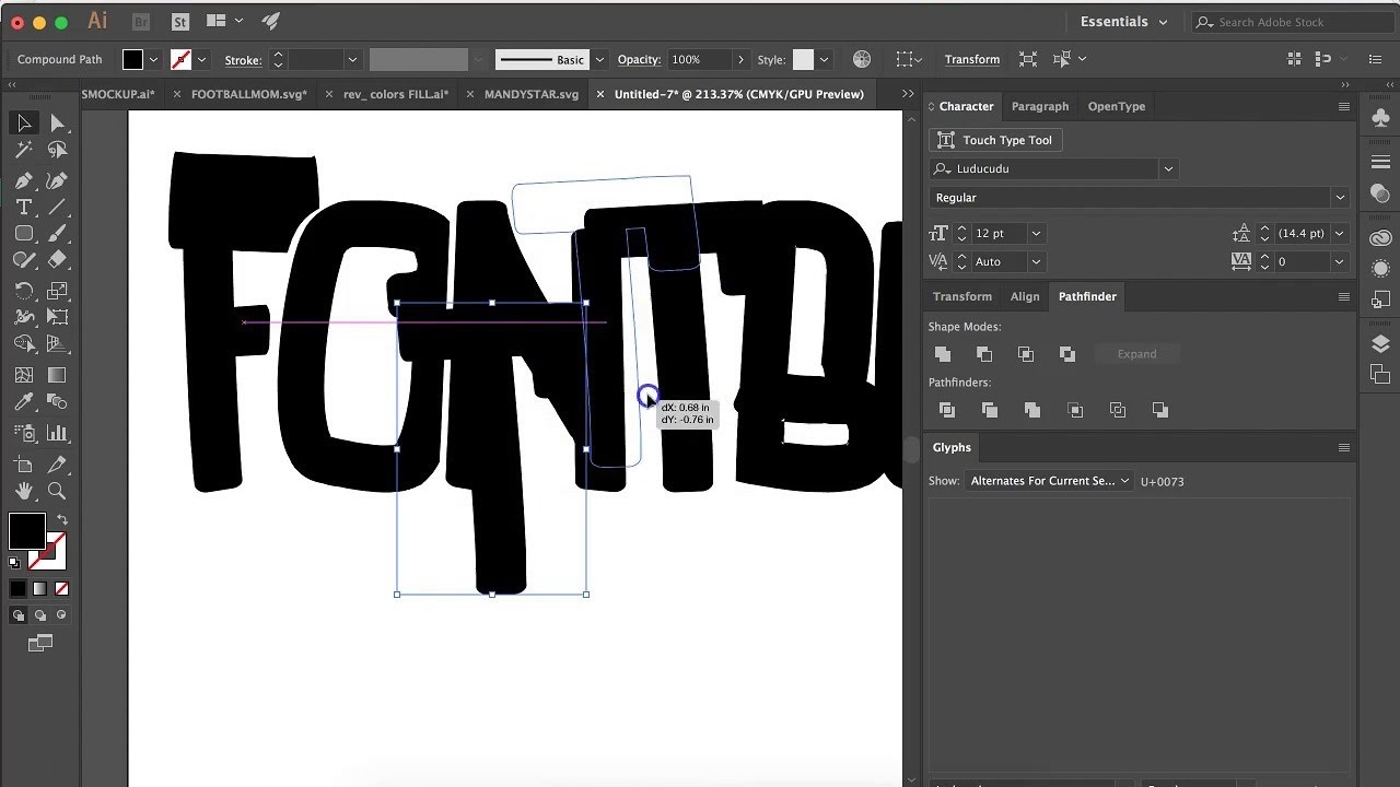 Editing Text in Adobe Illustrator YouTube