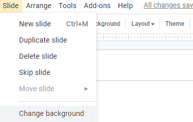 how to make an image the background in google docs
