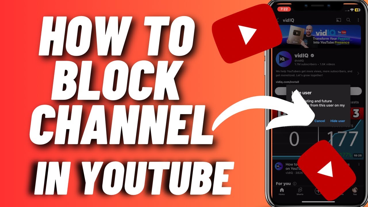 How To BLOCK Youtube Channels From Showing Up IN 1 MINUTE YouTube