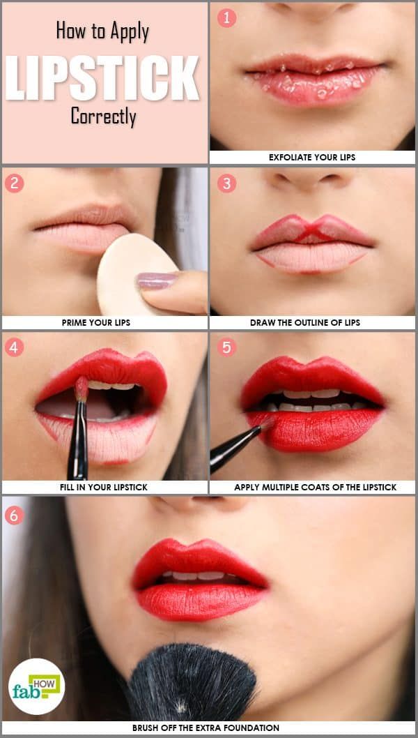 How To Apply Red Lipstick Step By Step