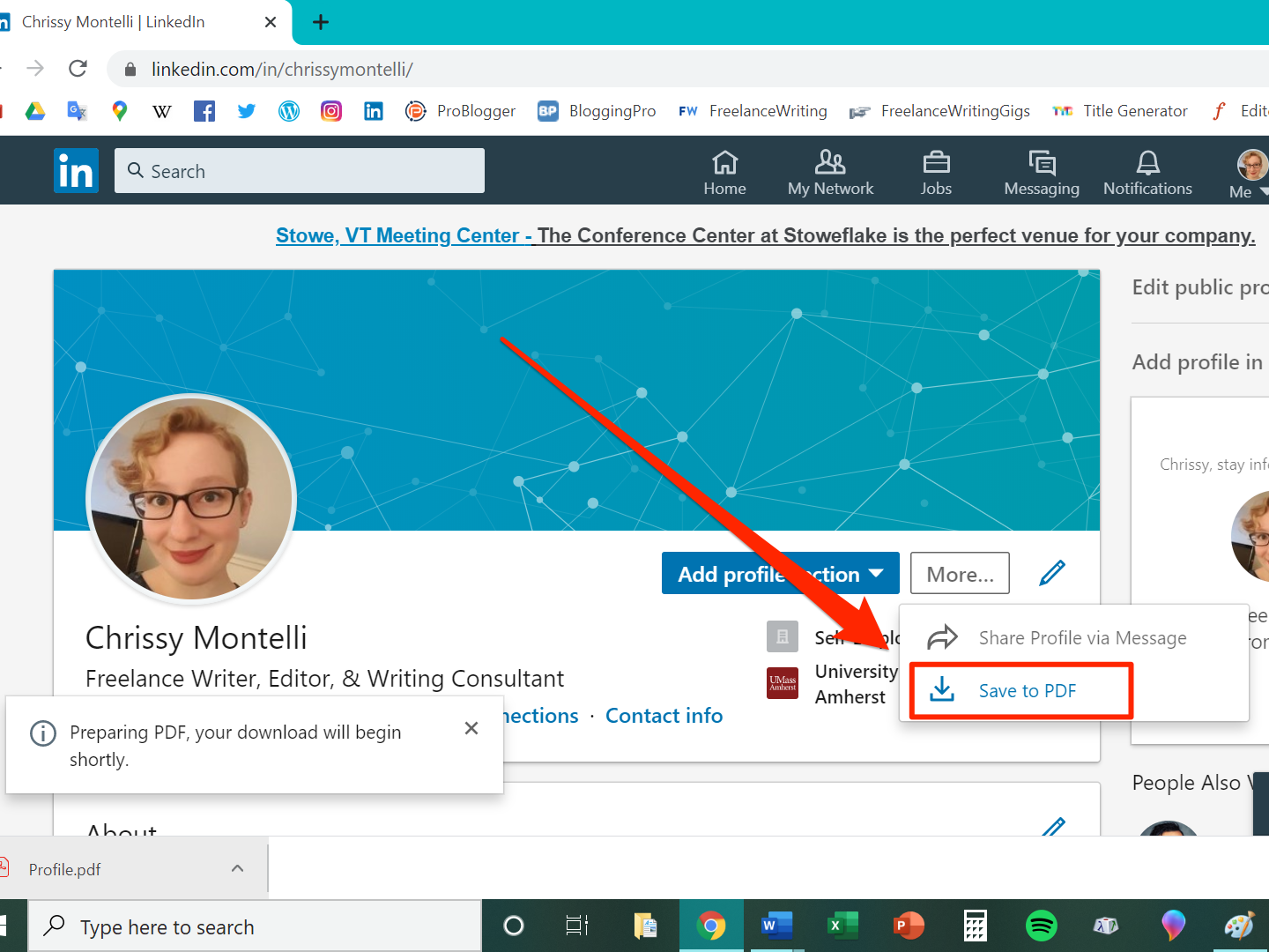 How to download your resume from your LinkedIn profile in 4 simple steps