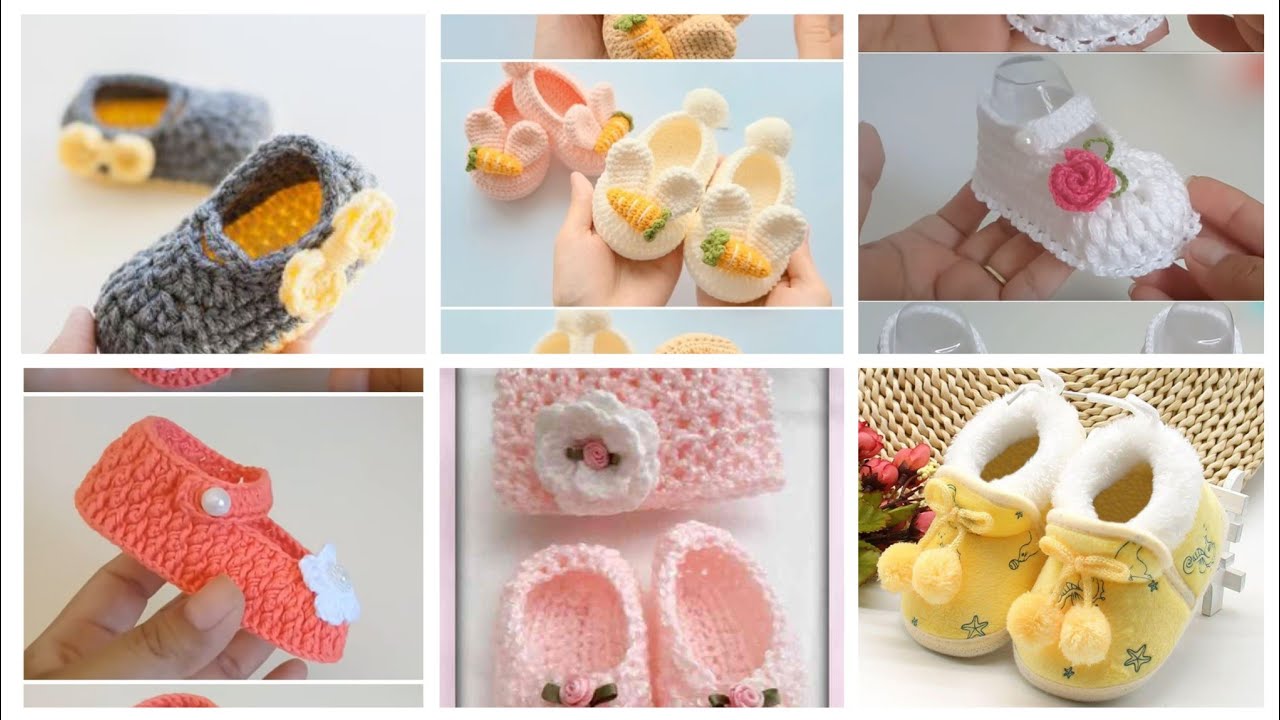 Easy Crochet Baby shoes Design Tutorial for Beginners YouTube
