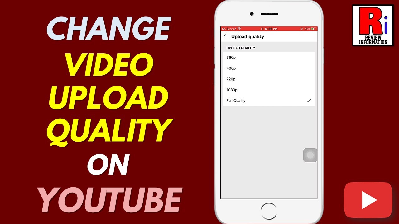 How to Change Video Upload Quality on YouTube YouTube