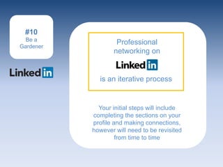 Getting started on LinkedIn PPT