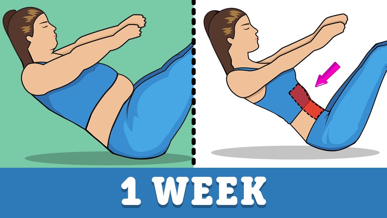 BEST Exercises to LOSE Belly Fat FAST In 1 Week at Home YouTube