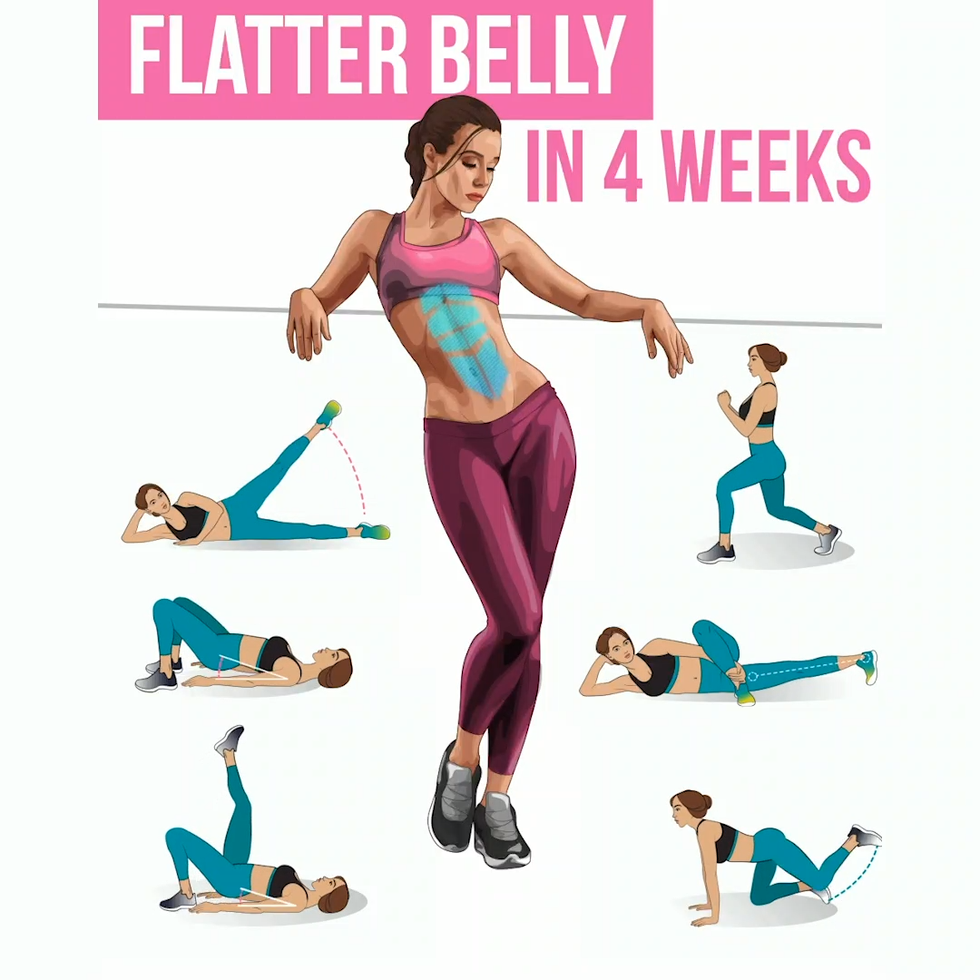 Super easy way to lose belly fat is the workout below Effective
