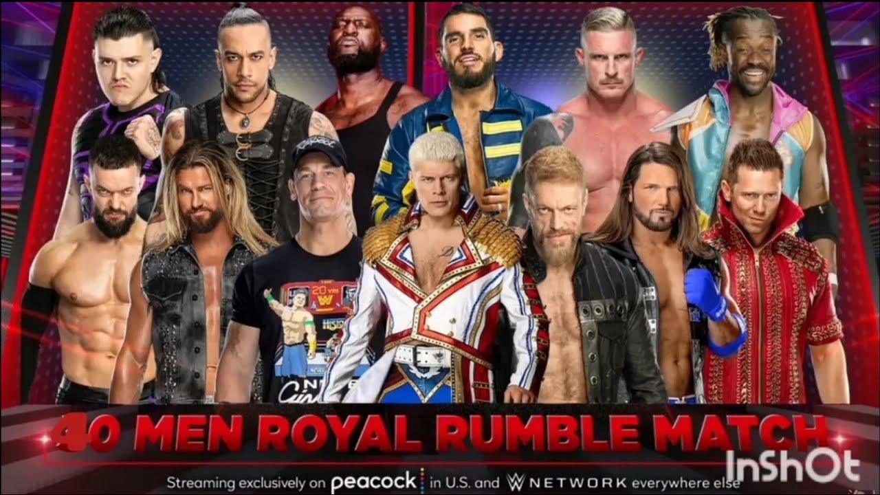 WWE Royal Rumble 2023 Mens Entry And Winner Prediction YouTube