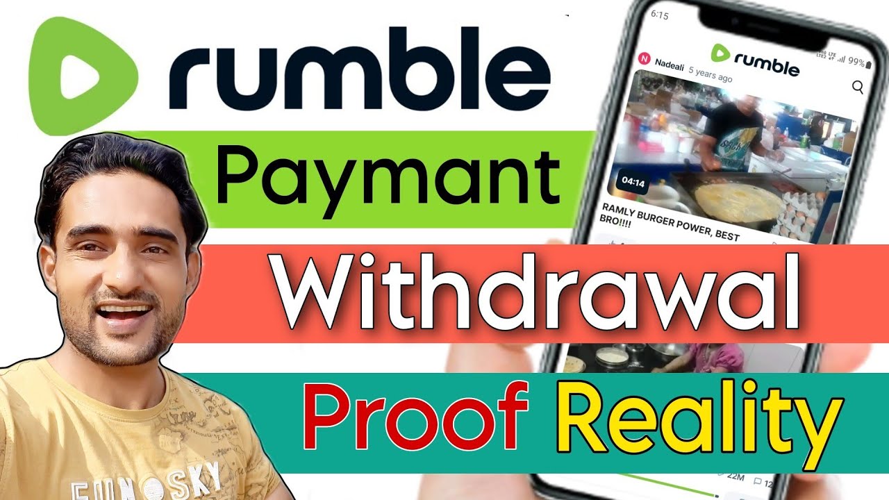 Rumble payment withdrawal Rumble earn money How to make money on