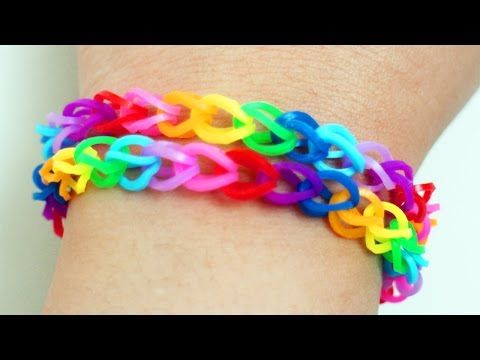 How to make rubber band bracelets with a clothing pin in 3 minutes