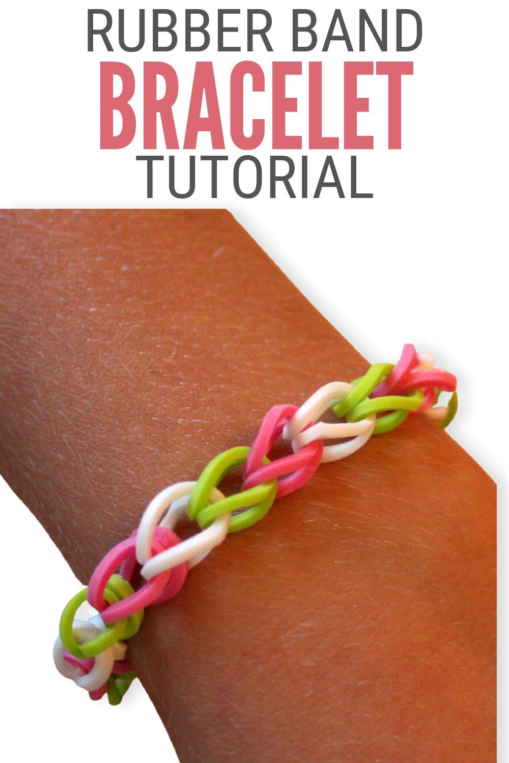 Diy rubber band bracelet Artofit