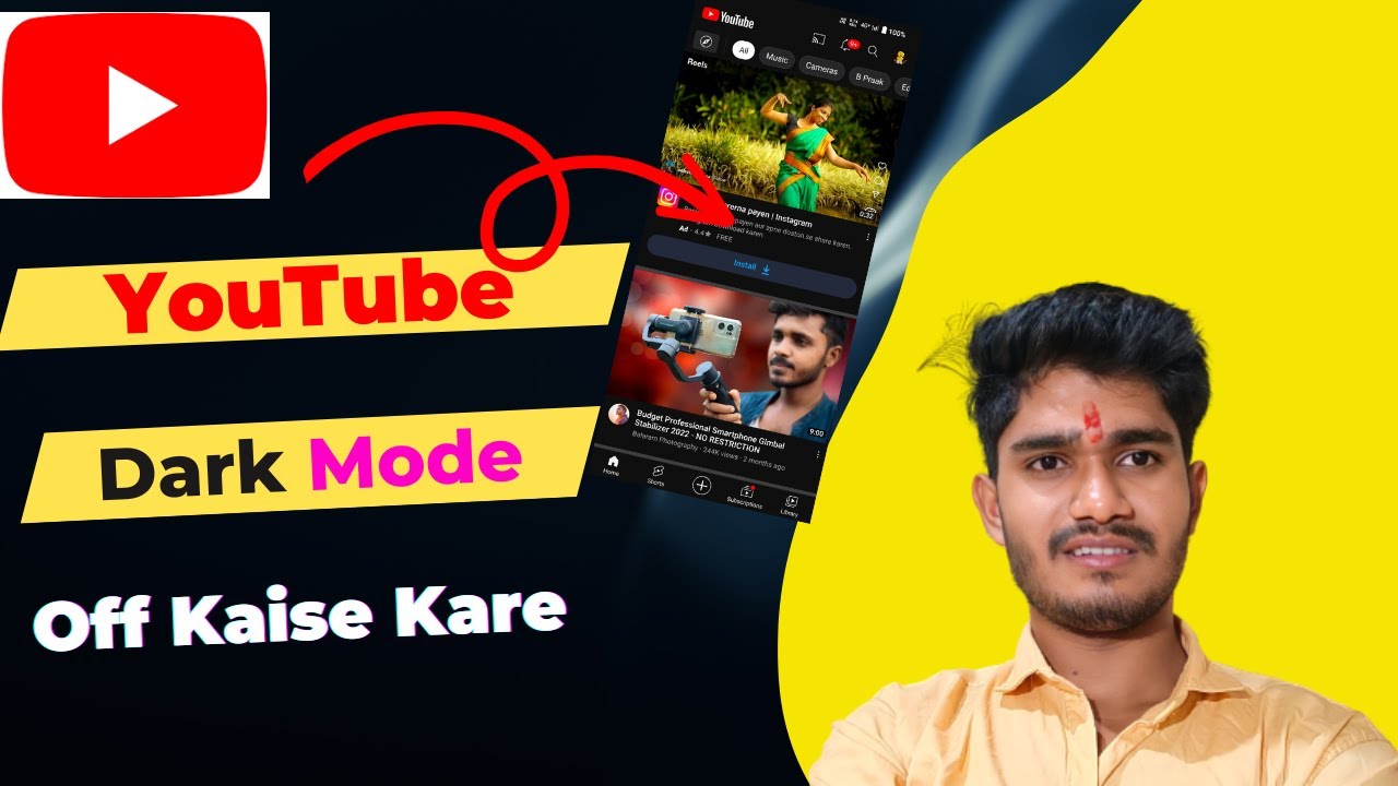 YouTube Dark Mode Off How to Switch to Light Mode How to Disable