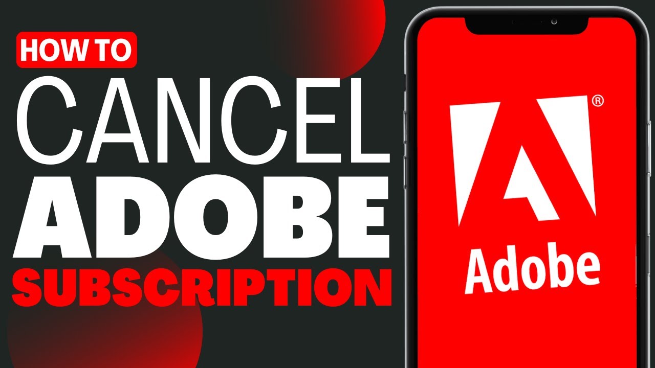 How To Cancel Your Adobe Subscription Full Guide 2023 YouTube