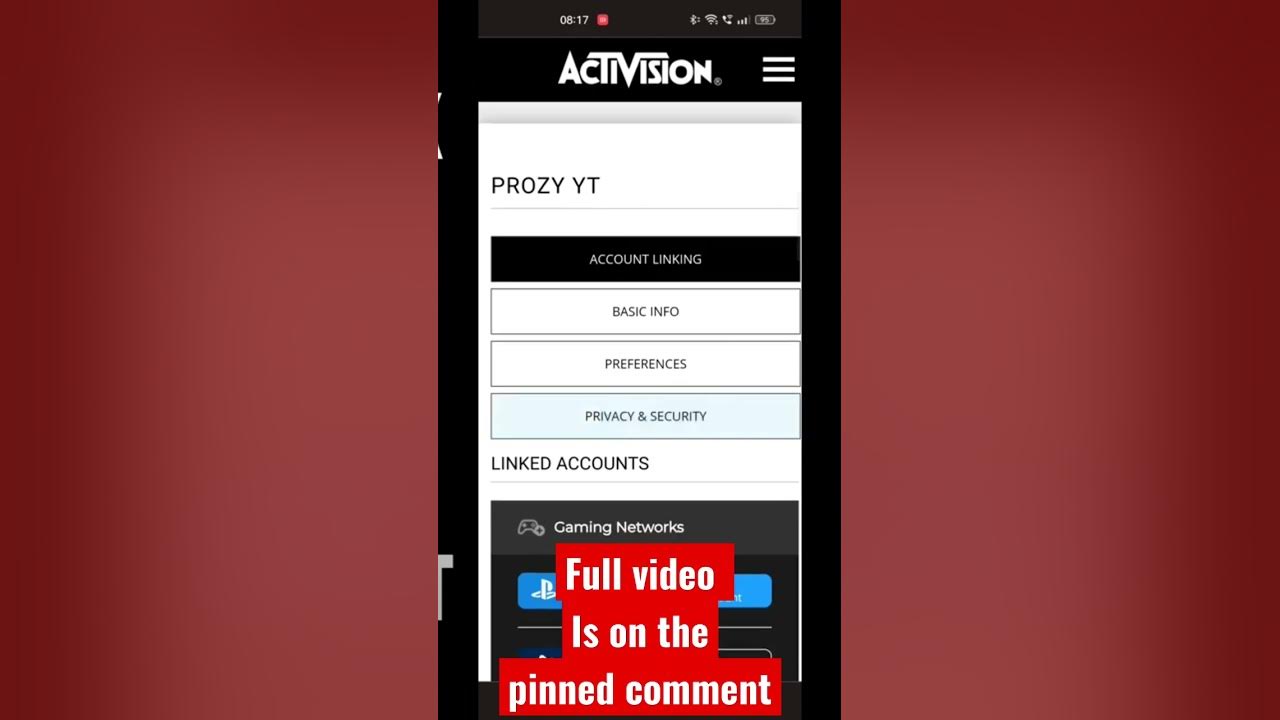 How to link your Activision account with steam battlenet PSN and