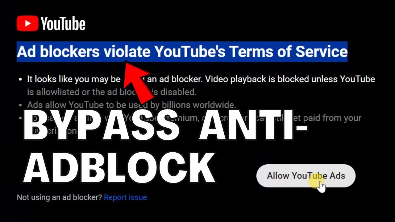 How to Bypass YouTube Adblock Detection YouTube