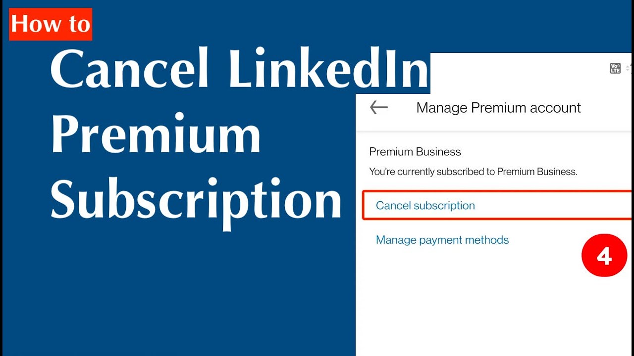 How to Cancel LinkedIn Premium Account Subscription YouTube