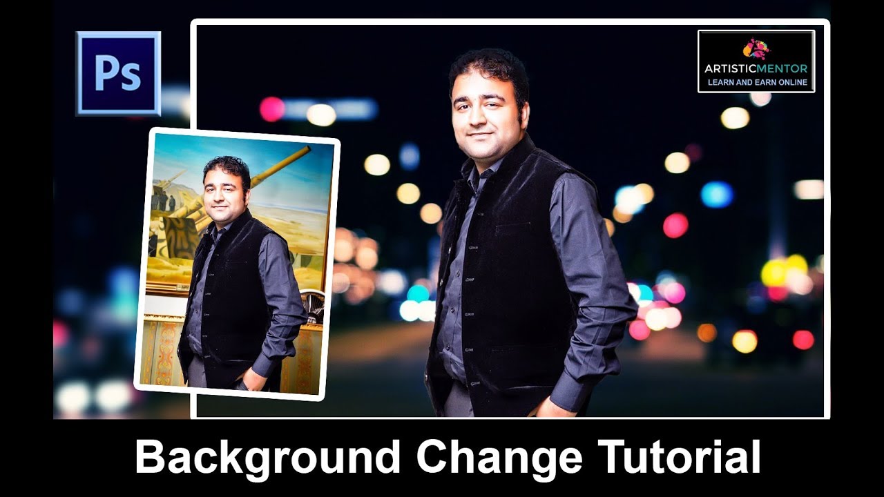 How to Change a Background in Photoshop  Photoshop Tutorial  YouTube