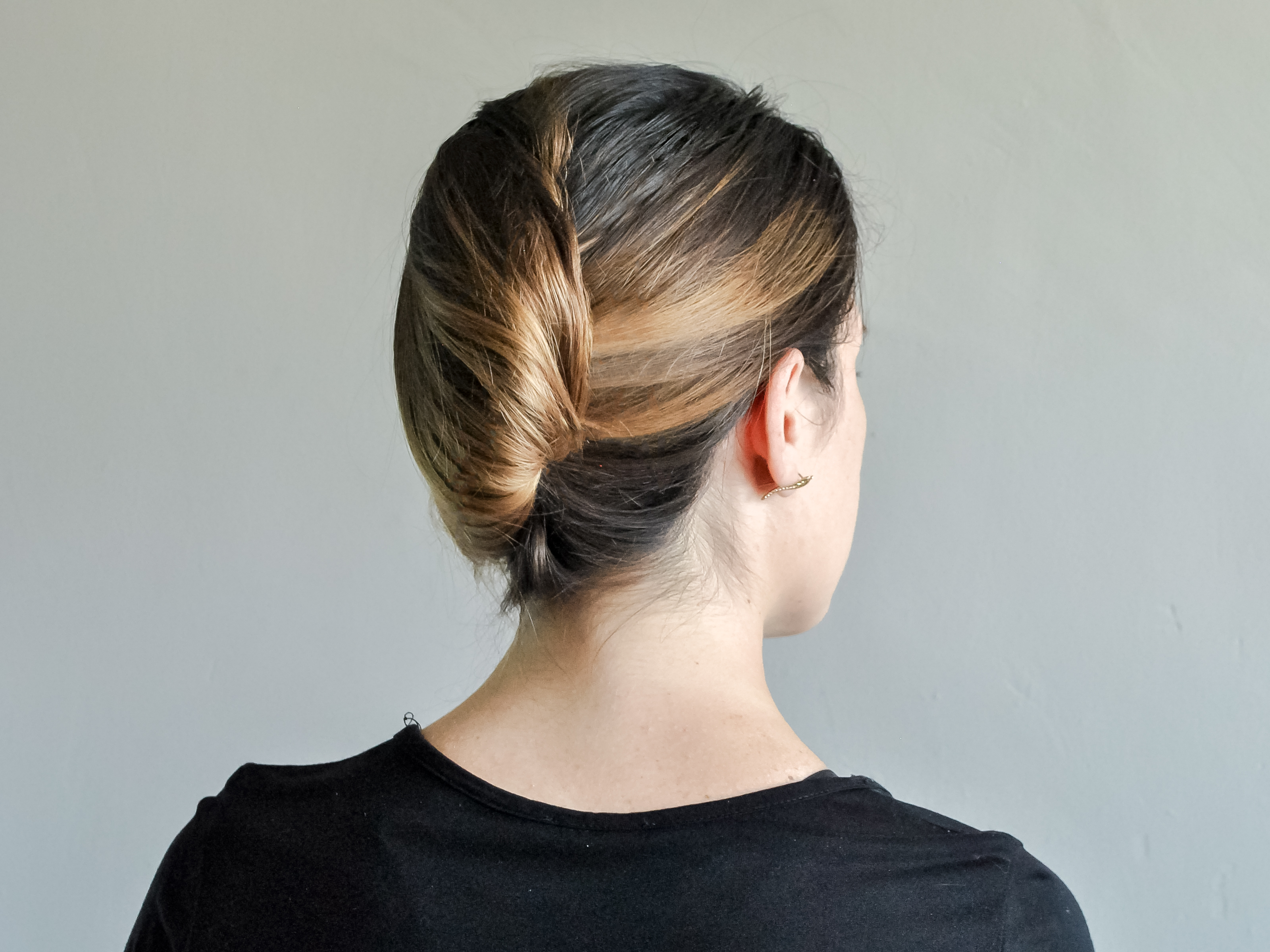 20 Photos Sleek French Knot Hairstyles with Curls