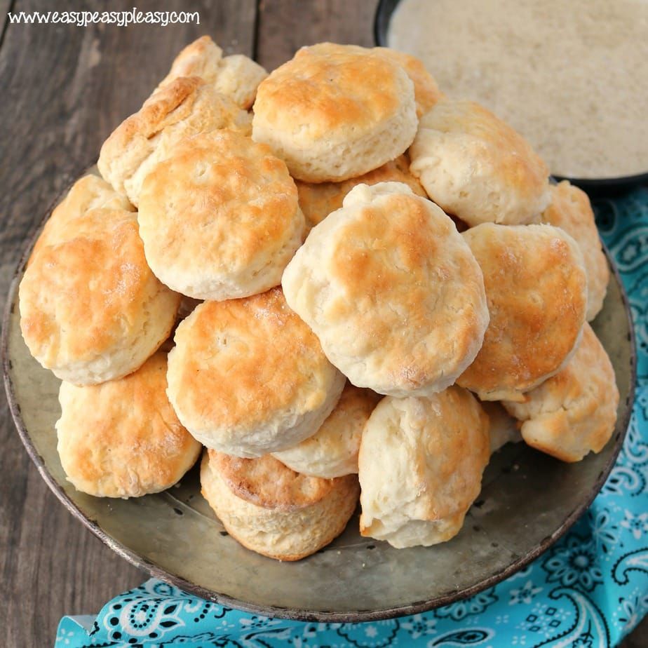 Homemade Biscuits Using Only 4 Ingredients Easy Peasy Pleasy Easy