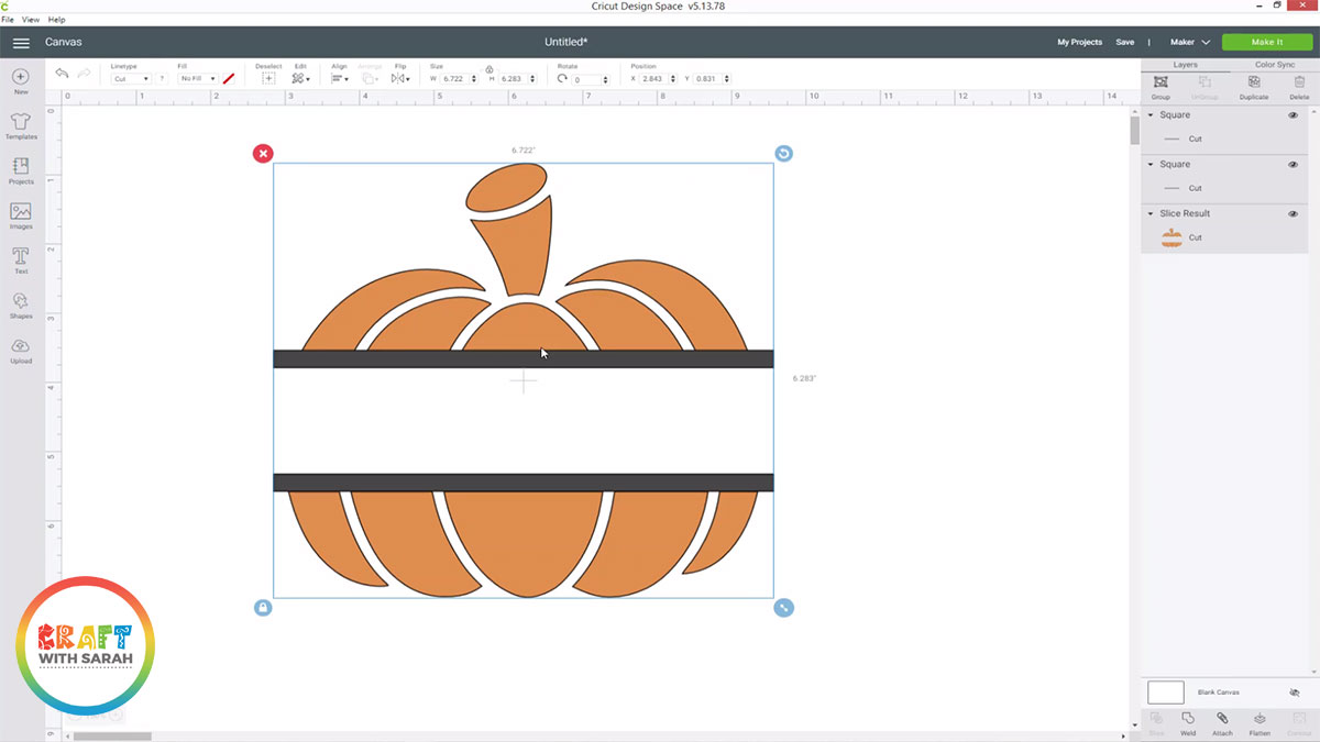 How to Make Split Picture Monograms in Cricut Design Space Craft with
