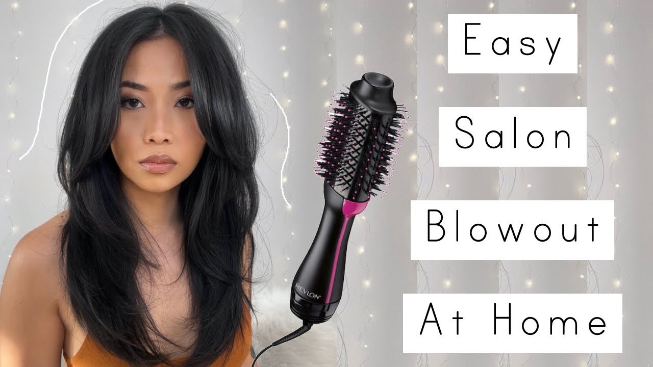 Easy Salon Blowout At Home Revlon One Step Hair Dryer YouTube