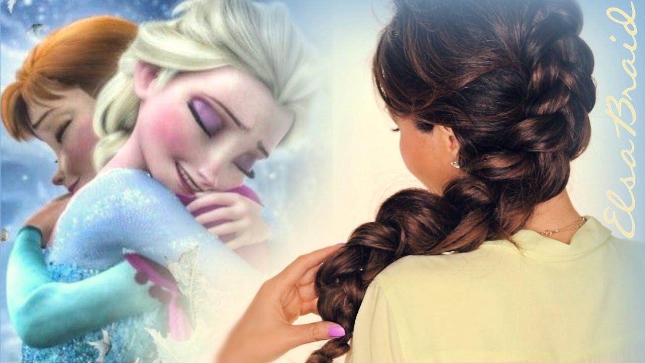 FROZEN ELSA InsideOut BRAID HAIR TUTORIAL CUTE HAIRSTYLES YouTube