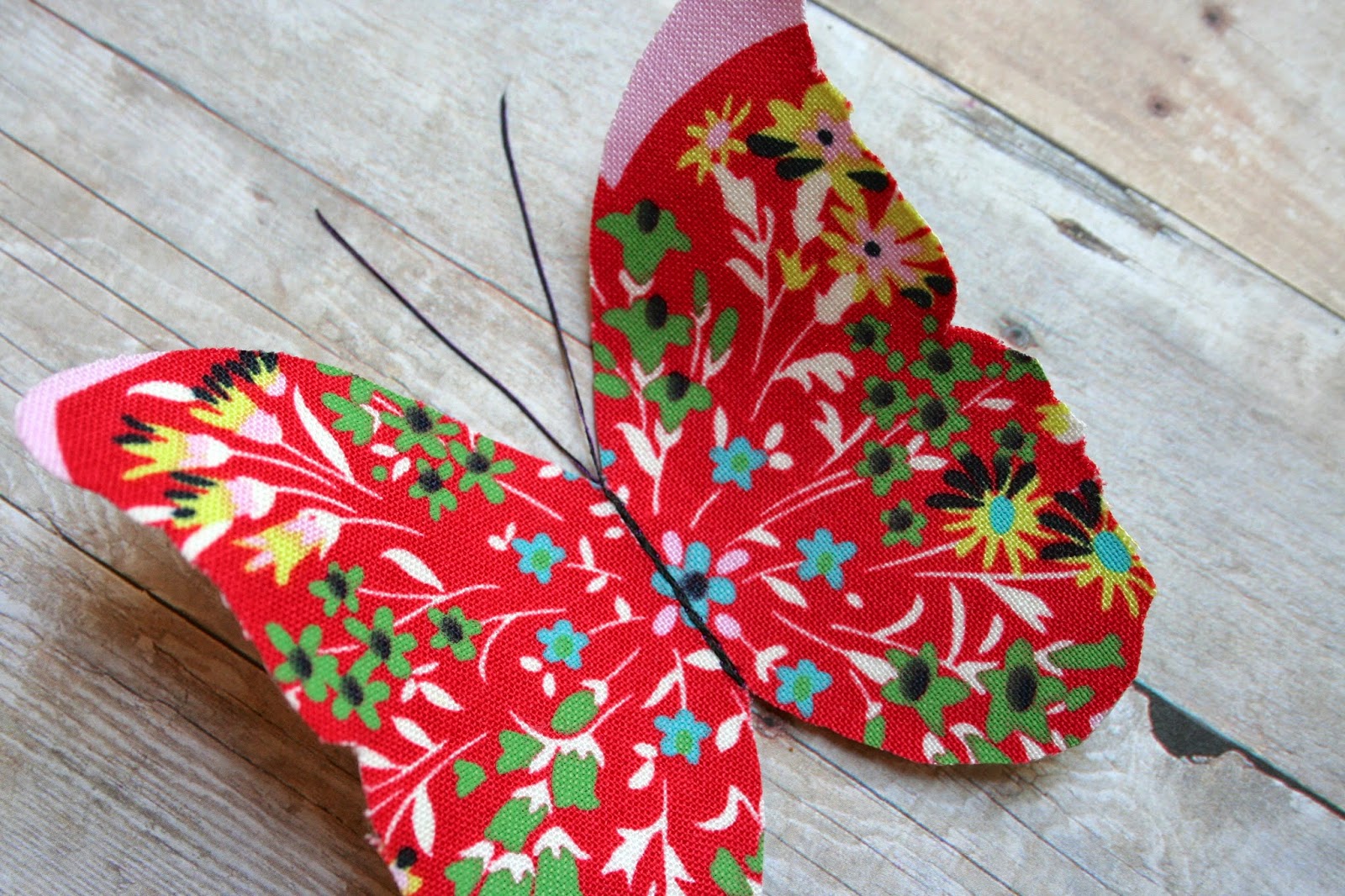 How To Make Butterfly With Cloth