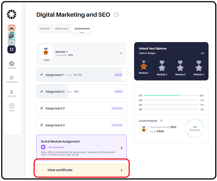 How to link my certificate to LinkedIn Upskillist