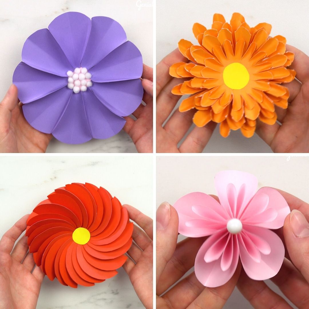 Step By Step Paper Flower Bouquet atelieryuwaciaojp