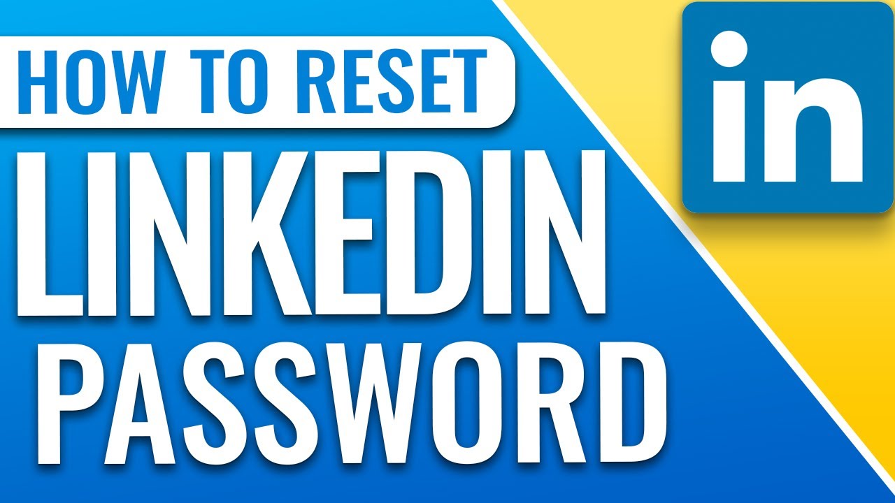 How To Reset Linkedin Password YouTube
