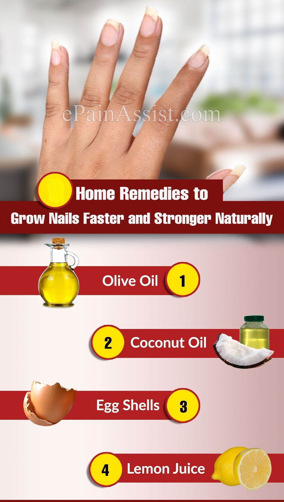Best Home Remedies For Nails Growth And Hardening Grow nails faster