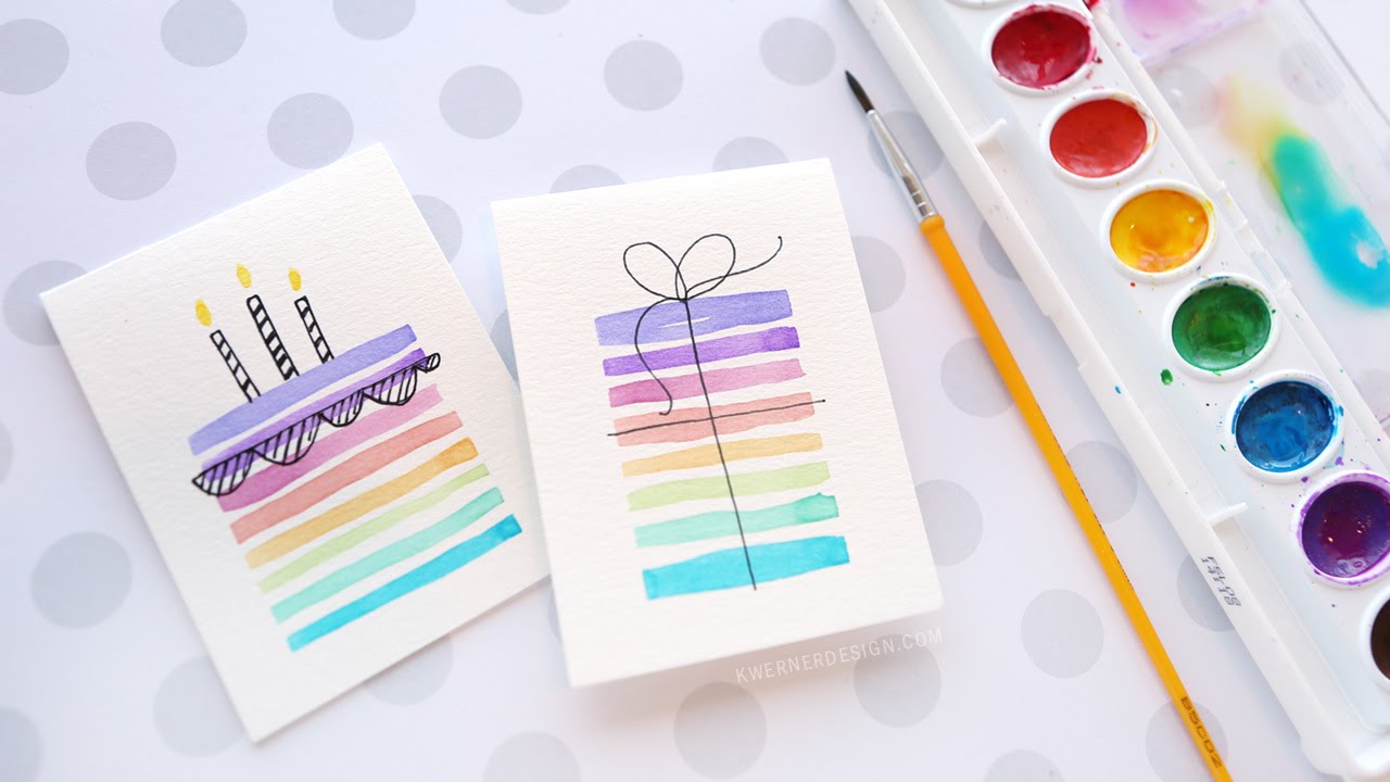 How To Make Handmade Birthday Cards Step By Step