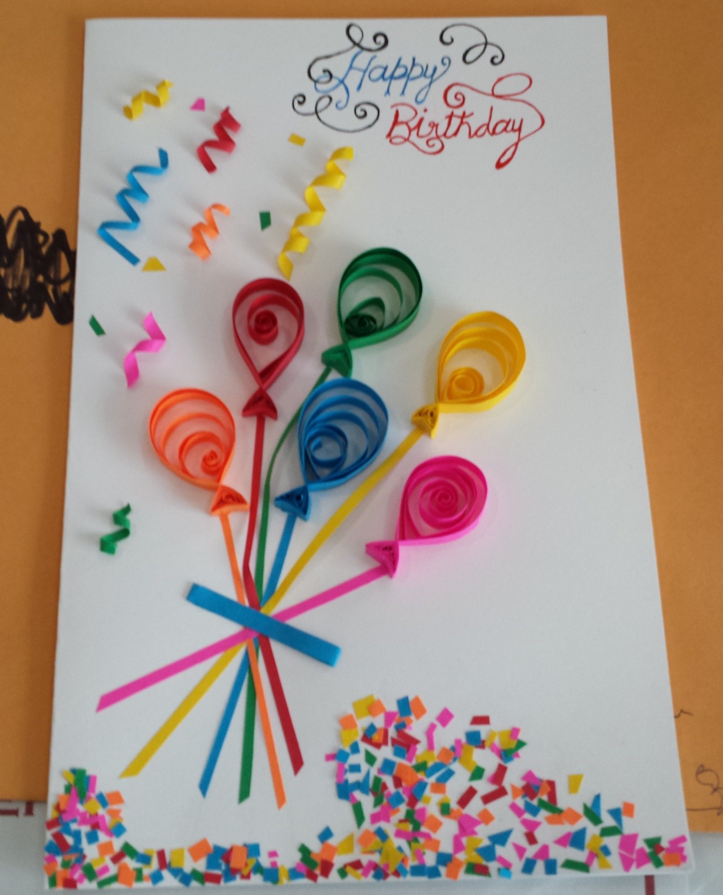 Easy Craft Ideas For Birthday Cards at Whitley Llamas blog