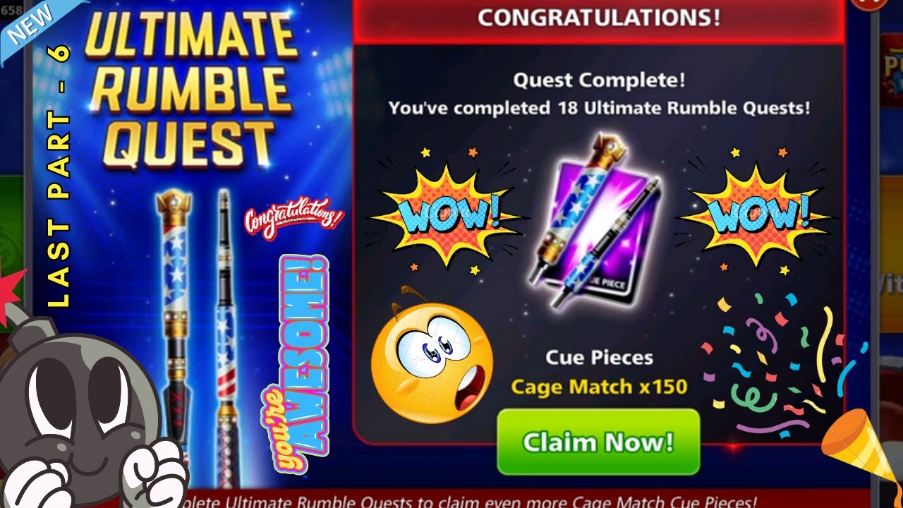 NEW ULTIMATE RUMBLE QUEST SET 6 ALL QUESTS COMPLETED CLAIMING CAGE
