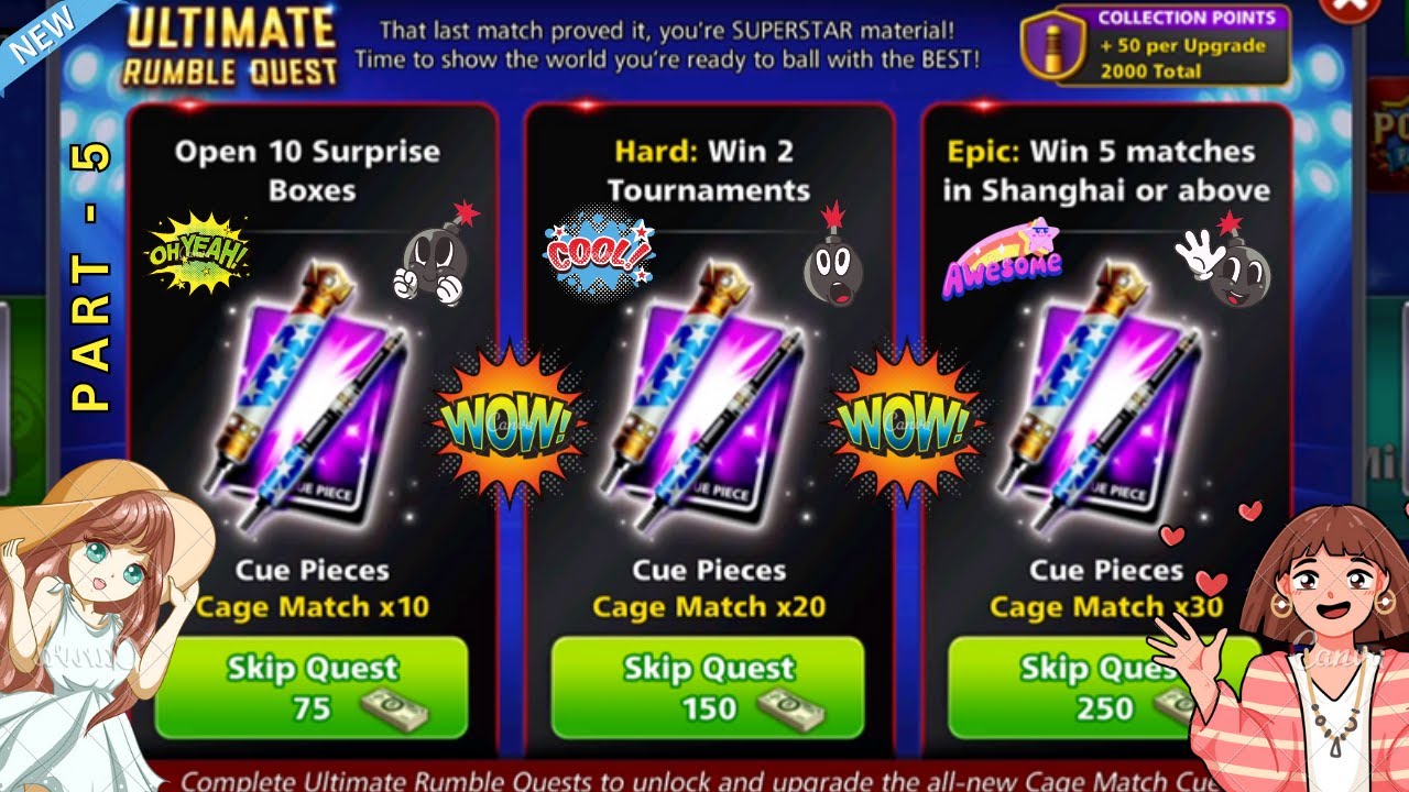 NEW ULTIMATE RUMBLE QUEST SET 5 ALL QUESTS COMPLETED CLAIMING CAGE